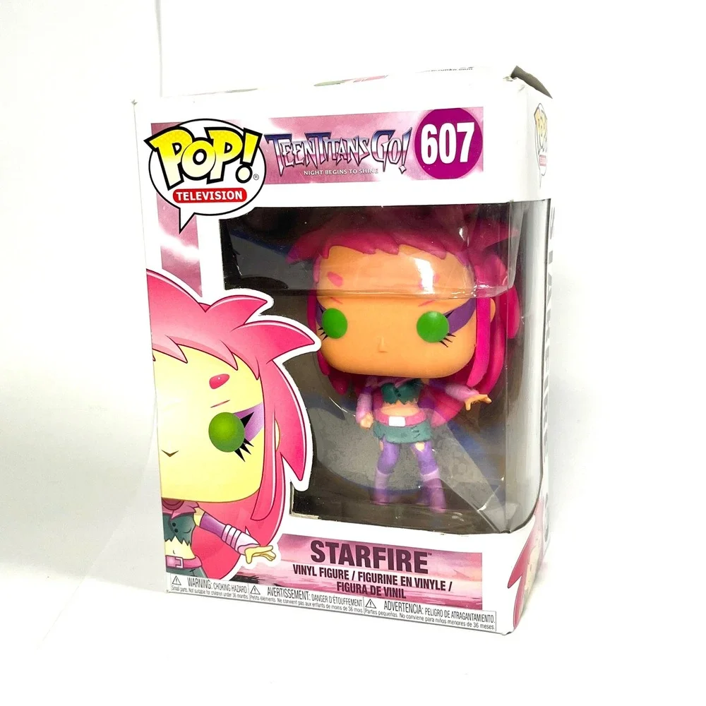 Funko Pop Teen Titans Go Starfire 607 Night Begins to Shine Vinyl Figure Boxed